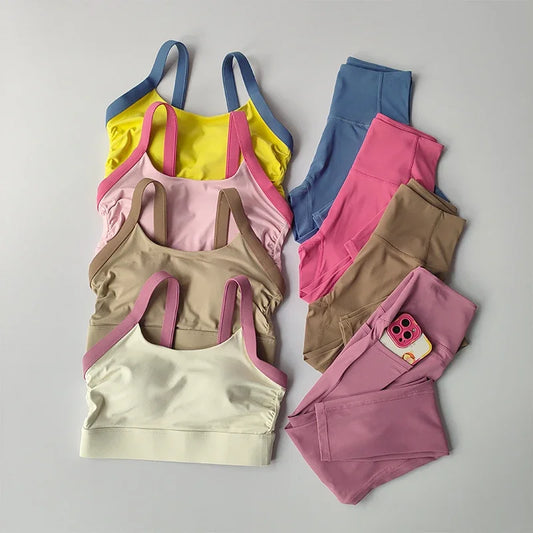 Ensemble legging brassiere pop